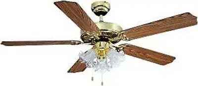 Boston Harbor 52 In Dual Mount Ceiling Fan With Light Kit