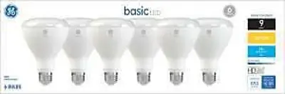 GE 46975 BR30 LED Flood Light Bulb, Dimmable Soft White, 65W Equivalent