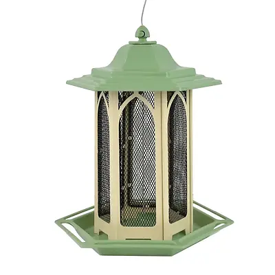 Perky-Pet GAZ01 Gazebo Bird Feeder, 3.5 Lb Capacity, Pistachio Green