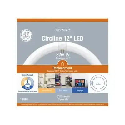 GE 24W T9 LED Bulb, G10Q Base, Warm/Cool/Daylight