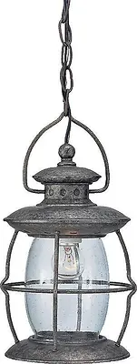 Brt-cdc1701 Misty Pewter Outdoor Pendant Light Fixture