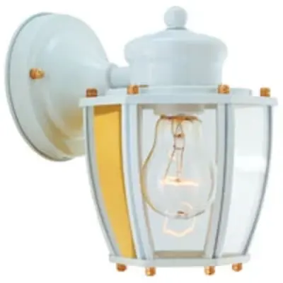 Hv-66961-wh 1-light Outdoor Wall Lantern - White Finish
