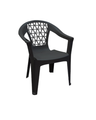 PENZA STACK CHAIR BLACK - SB