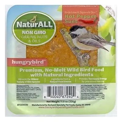 NaturAll HotPppr Suet Hungrybird