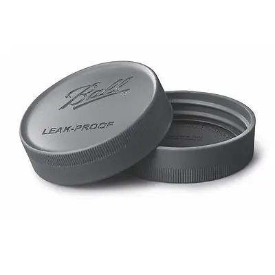 Ball 1440010813 Storage Jar Lid, Plastic, Gray Cap/Lid