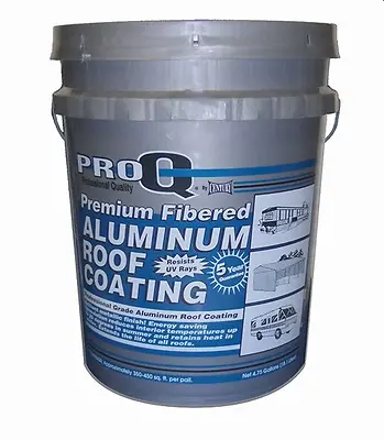ROOF COATING ALUM FIBERED 5 GAL