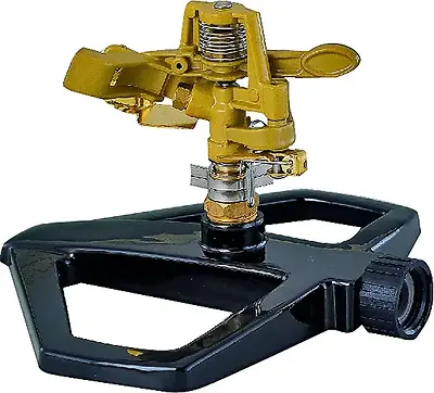 Gs81813l Impulse Lawn Sprinkler With Heavy-duty Zinc Base
