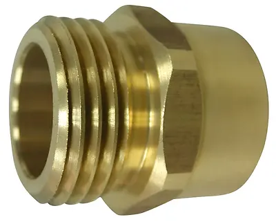 Landscapers Select PMB-468-3L Brass Hose to Pipe Connector, 3/4 In.