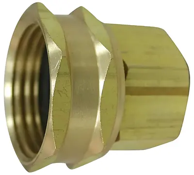 Pmb-059lfbc Brass Hose Adapter, 3/4 X 1/2 In, Fht X Fip