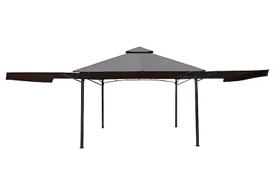 Double Extending Gazebo Gray HDC-203
