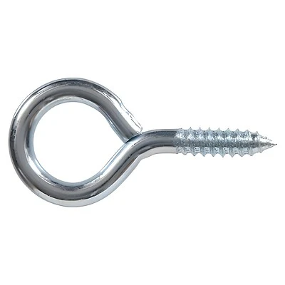 852417 Zinc Plated Screw Eye 0.080 X 15/16 Inches - Single Item