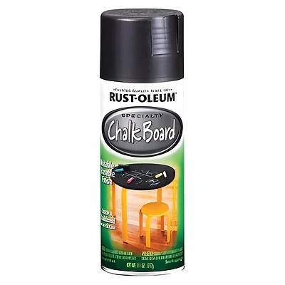 Chalkboard Spray Paint, Black, 11-oz.