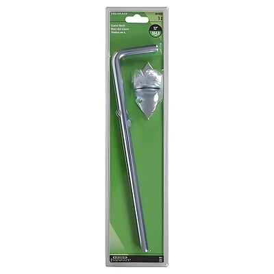 The Hillman Group 851923 1/2 x 12" Cane Bolt - Non Adjustable Throw - Zinc Plated 1-Pack