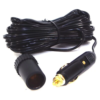 US Hardware RV-483B Extension Cord, 25 ft L, Male Plug, Female, Black Jacket