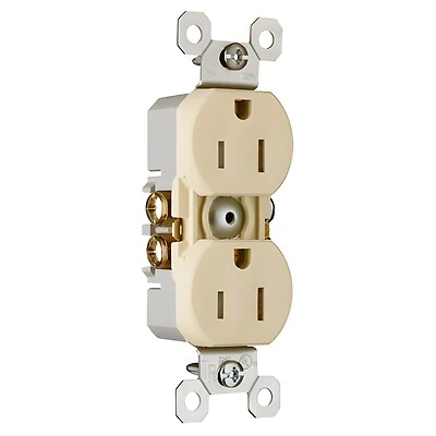 Pass & Seymour 15A Ivory Tamper-Resistant Receptacle