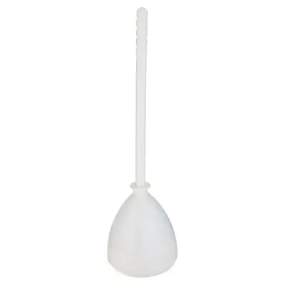 Toilet Plunger With Holder, Plastic
