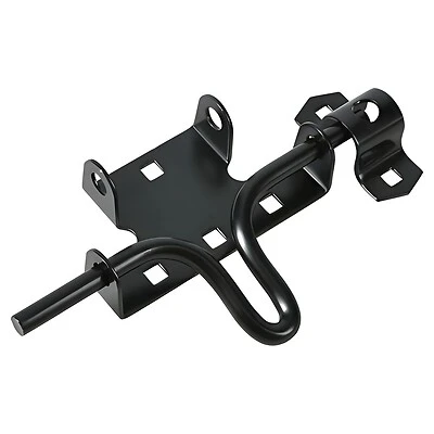 851225 Slide Action Gate Latch With Black Finish For Secure Closure