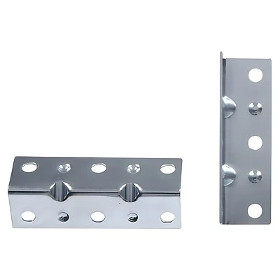 3-1/2 X 3/4 Inside Corner Brace - Zinc Plated 4Pk Hillman Mending Plates 852184
