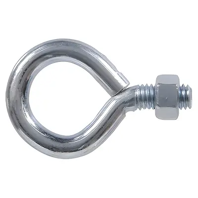 Zinc Plated Eye Bolt 3/8" X 2-1/2" With Hex Nut - Heavy Duty Fastening
