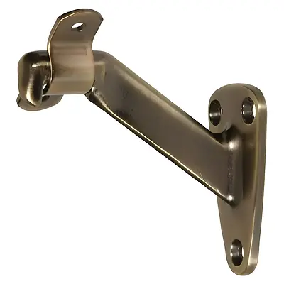 Handrail Bracket - Heavy Duty - Antique Brass 1Pk Hillman Shelf Brackets 851538
