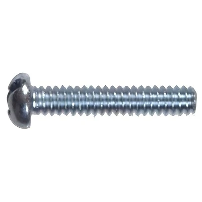 10-24 X 2 Round Head Steel Machine Screws - Single Item