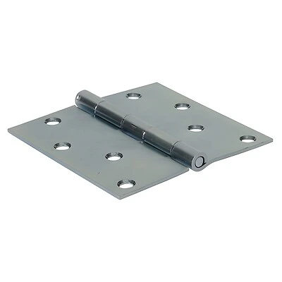 4" General Purpose Broad Hinge Removable Pin, Zinc Plated - Hillman