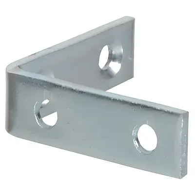 2.5" X 5/8" Zinc Plated Corner Brace - Durable Metal Support