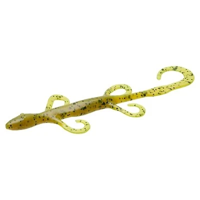 Lizards, Chartreuse Plastic, Salty, 9-Pk.