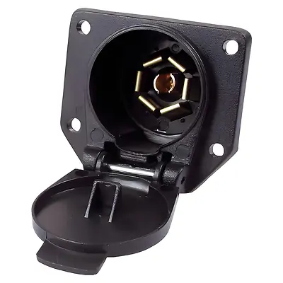 RV Trailer Connector, 7-Way Pin-Style