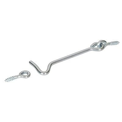1" Zinc Plated Gate Hook And Eye Set - Model 851925 By Hillman