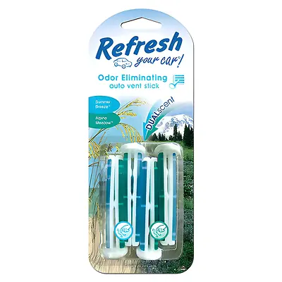 Air Freshener, Alpine Meadow/Summer Breeze Scent, 4 Pack