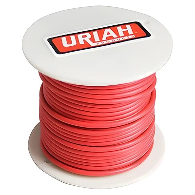 Automotive Wire, Insulation, Red, 14 AWG, 100-Ft. Spool
