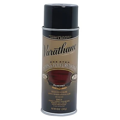 Varathane Cabernet One Step Oil Based Stain and Polyurethane Spray (Set of 6)