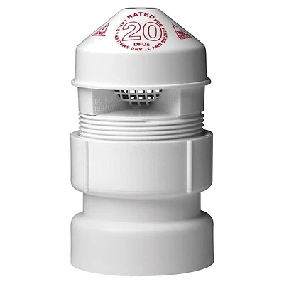 Sure Vent Air Admittance Valve, PVC Pipe