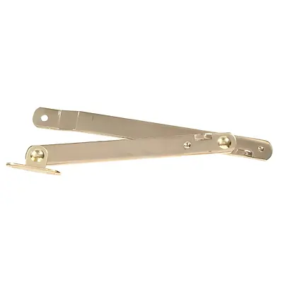 Left Side Folding Support, Brass Finish Hillman Mending Plates Model 851580