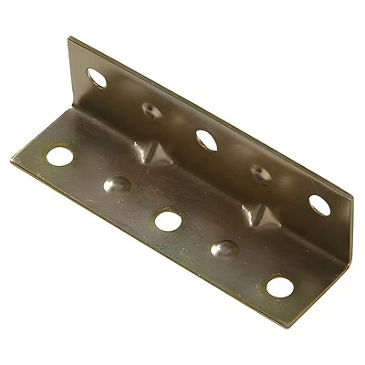 3-1/2 X 3/4 Inside Corner Brace - Zinc And Yellow Dichromate Finish 4Pk Hillman