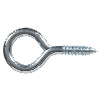 852410 Zinc Plated Screw Eye, 0.054" X 7/16", Single Item