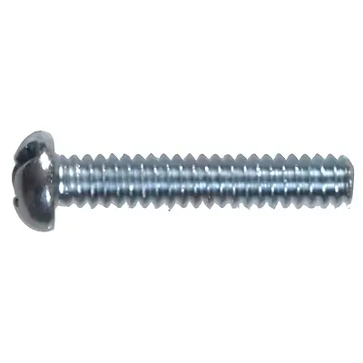 6809 10-24 X 1.5" Round Head Steel Machine Screws By Hillman - Single Item