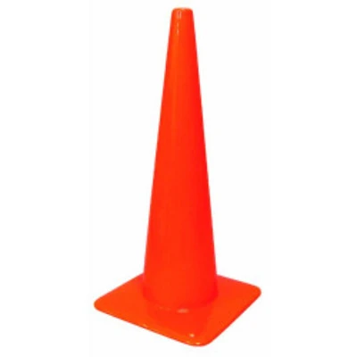 28-inch Orange Traffic Safety Cone - High Visibility, Durable Design