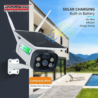 SOLAR WIFI CAMERA HD 1080P ALLTO