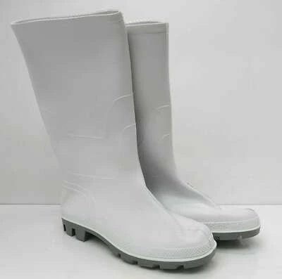 BOOT WHITE TALL SIZE 10