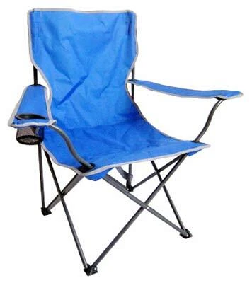 CHAIR QUAD FOLDING BLUE/RED