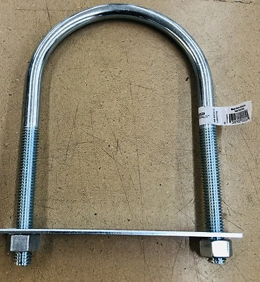 Heavy-Duty 1/2" x 7" x 4-1/2" Galvanized U‑Bolt for Secure Pipe Support