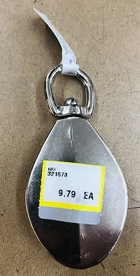 FG Heavy‑Duty Single Swivel Pulley – 2" Steel Block