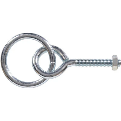 Heavy-Duty 3/8" × 6" FG Eye Bolt Hitch – Rust-Resistant Steel