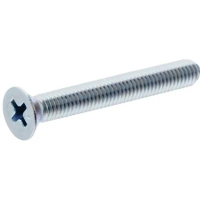 8‑32 × 3/4 FH Machine Screw – Heavy‑Duty Metal Fastener
