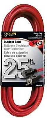 14/3 25 Ft Outdoor Extension Cord - Heavy Duty, Water Resistant, Flame Retardant