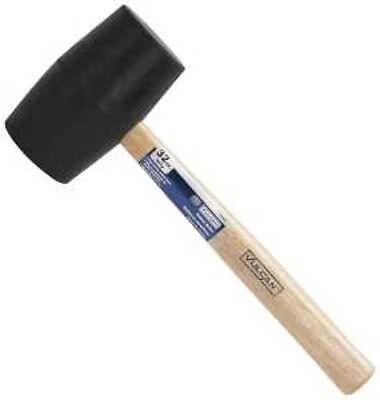 Vulcan JLO-034 Rubber Mallet, 32 oz, Hardwood Handle, 13-1/4 In