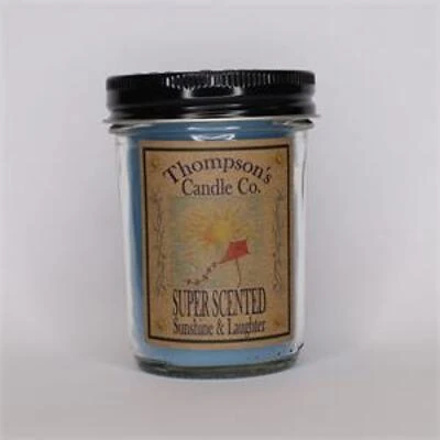 Mini Mason Jar with Lid – Sunshine & Laughter Decorative Storage Bottle