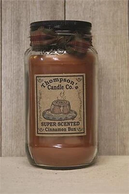 Cinnamon Bun Large Candle
